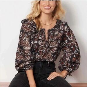Cleobella Jillian blouse nwt